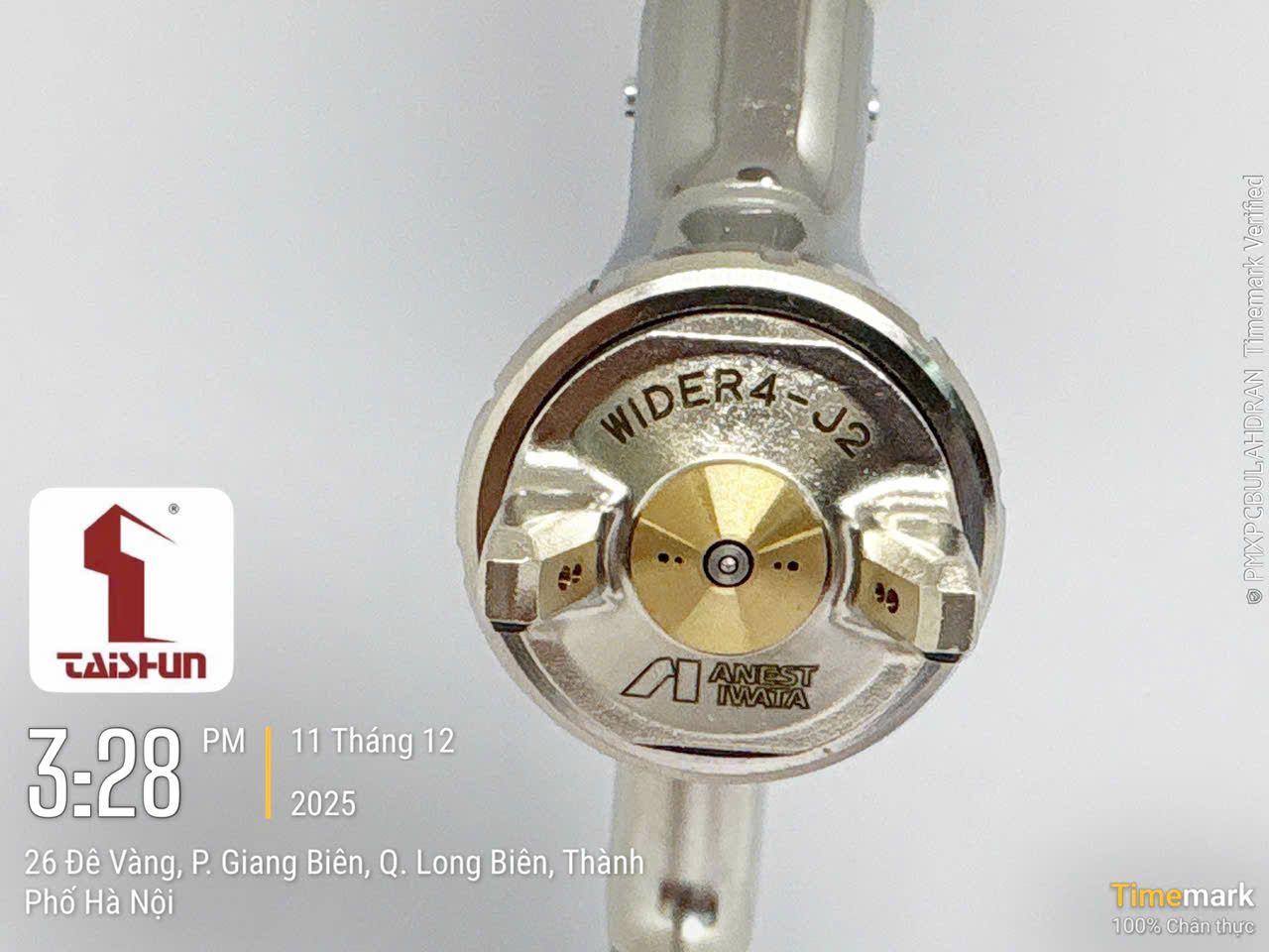 Súng phun sơn cỡ lớn cốc chính giữa WIDER4 model thay thế cho W400